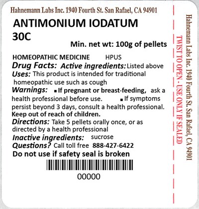 Antimonium Iodatum 30C 100g.jpg Antimonium Iodatum 30C 100g - Antimonium Iodatum 30C 100g